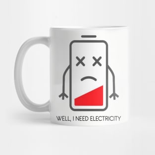 Low battery Mug